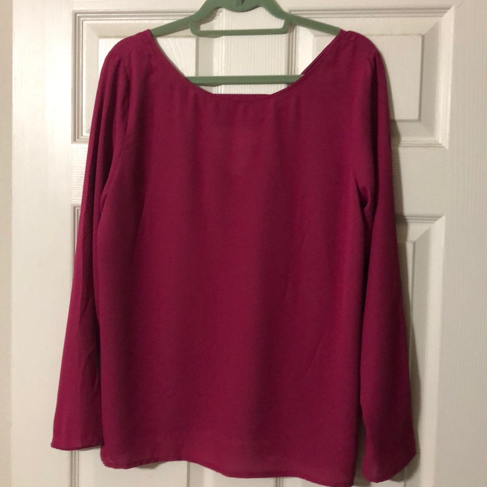 Fuchsia blouse